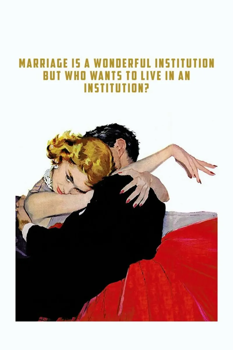 Marriage Is A Wonderful poster con telaio in legno da Gallery Print and Art Limited