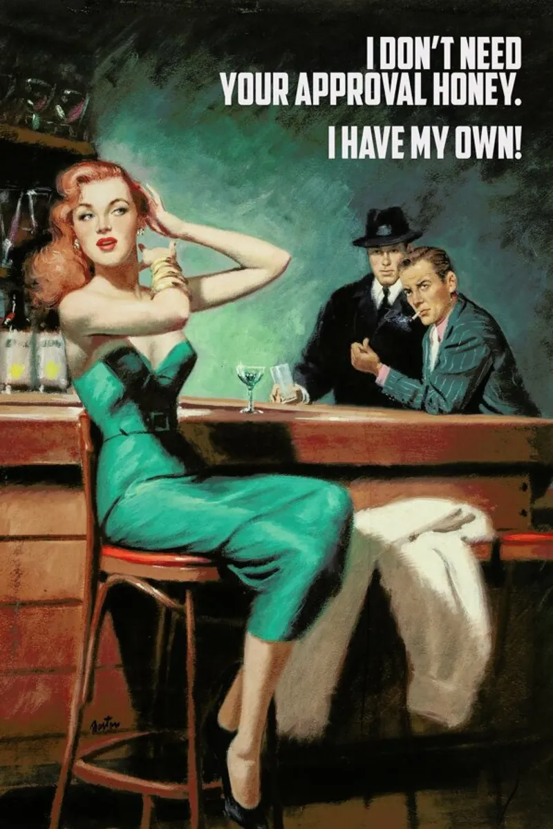 I Don't Need Your Approval alluminio dibond da Gallery Print and Art Limited