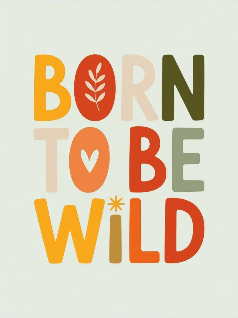 BORN TO BE WILD pellicola backlit da Klitzeklein