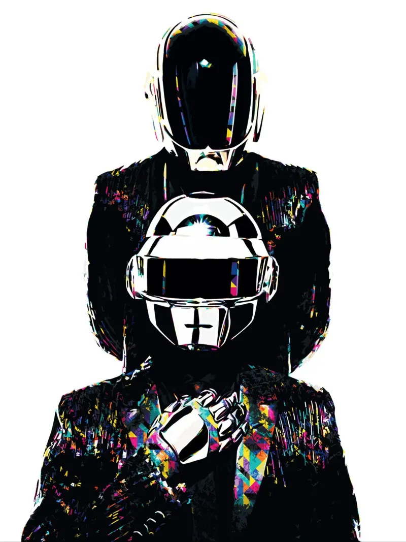 Daft Punk ful lcolor Art forex plate by music soul