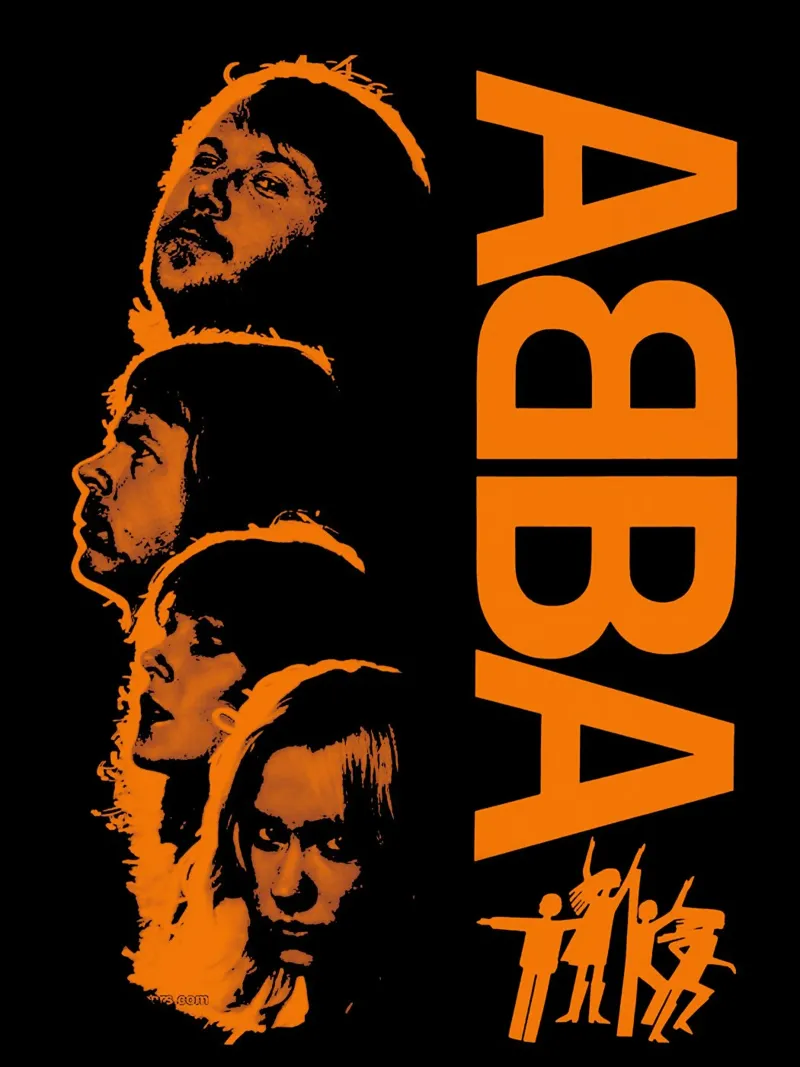 Abba band 1 Arr pellicola backlit da music soul