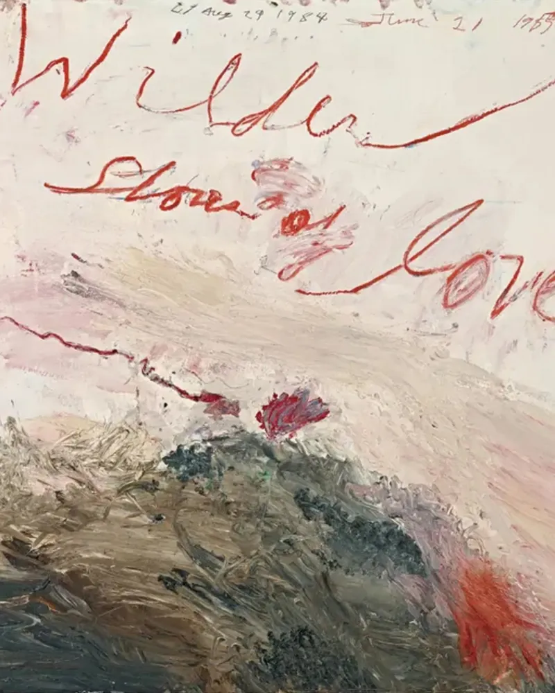 Le rive più selvagge dell'amore - Cy Twombly pellicola backlit da Albertopant