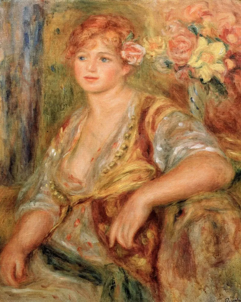 Ritratto di Misia - Pierre-Auguste Renoir alluminio dibond da masonday