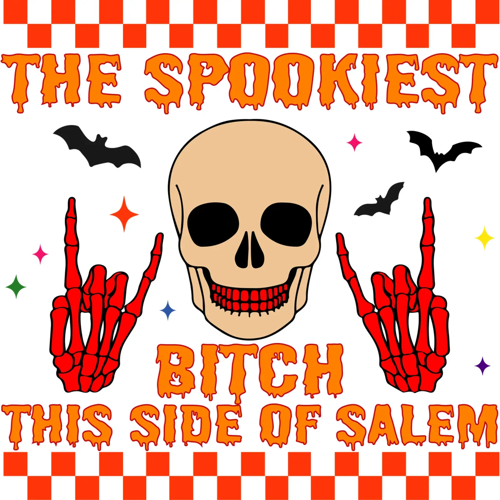 de spookachtigste teef aan deze kant van Salem poster met kunststof frame van onetime
