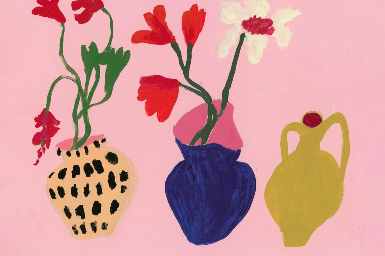 A Jug And Two Vases poster by Sonia Brittain