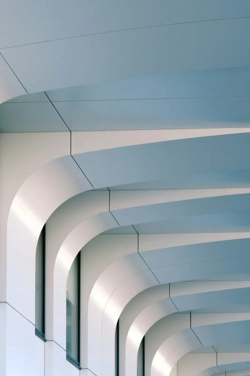 smooth surfaces architecture canvas by pastel color shape