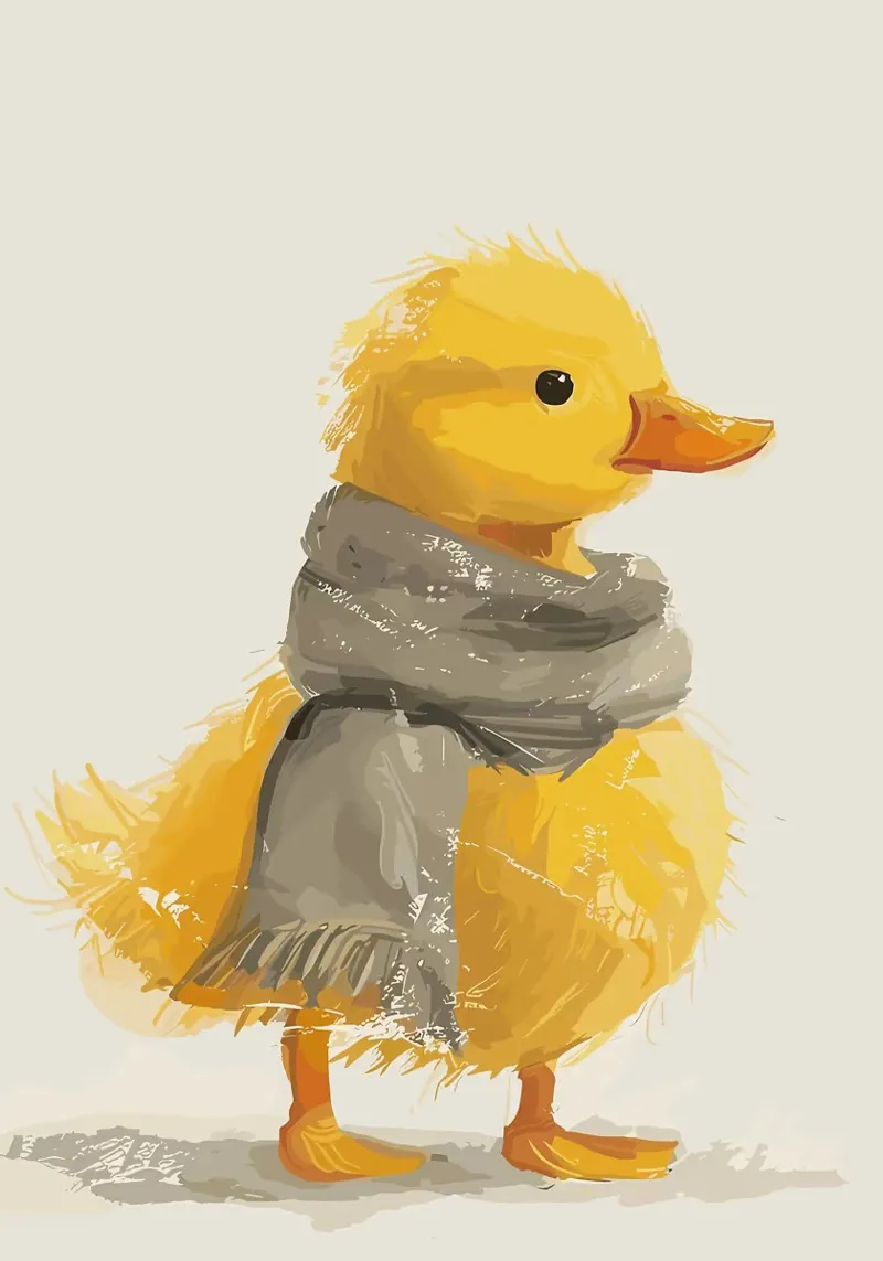 Sweet Duck alu-dibond by Brandi N Huskey