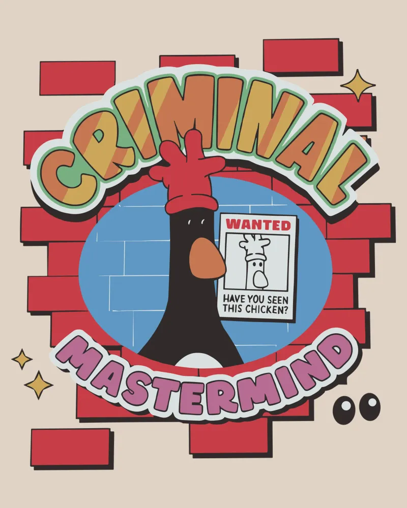 Feathers McGraw The Criminal Mastermind pellicola backlit da vantobbin