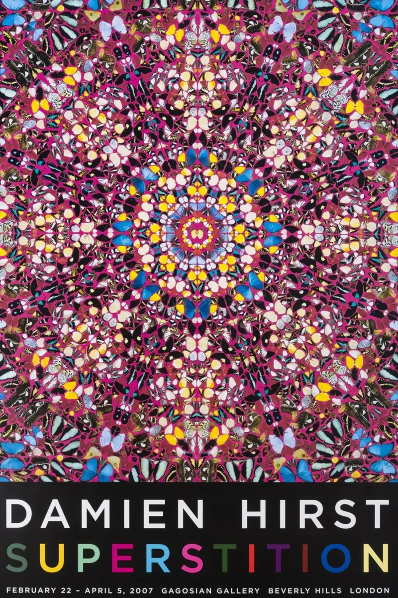 Damien Hirst Superstition poster by Romeyoprints