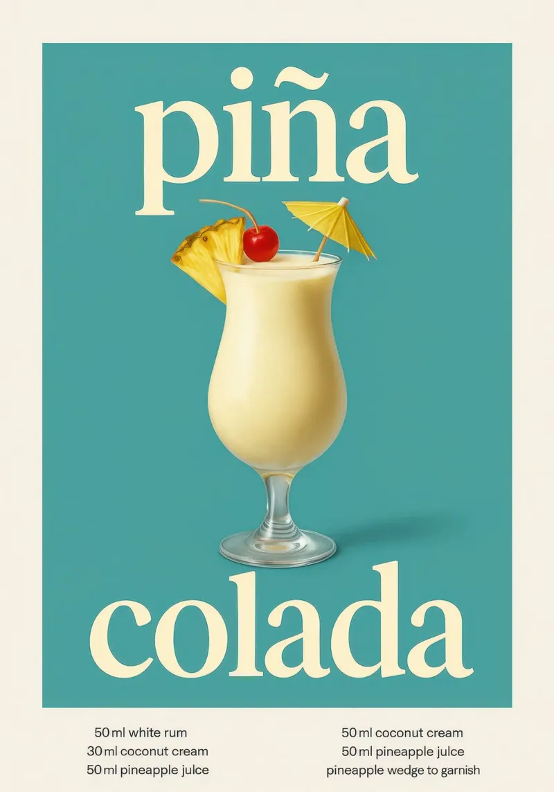 Pina Colada carta hahnemühle da Attaboy Dsgn