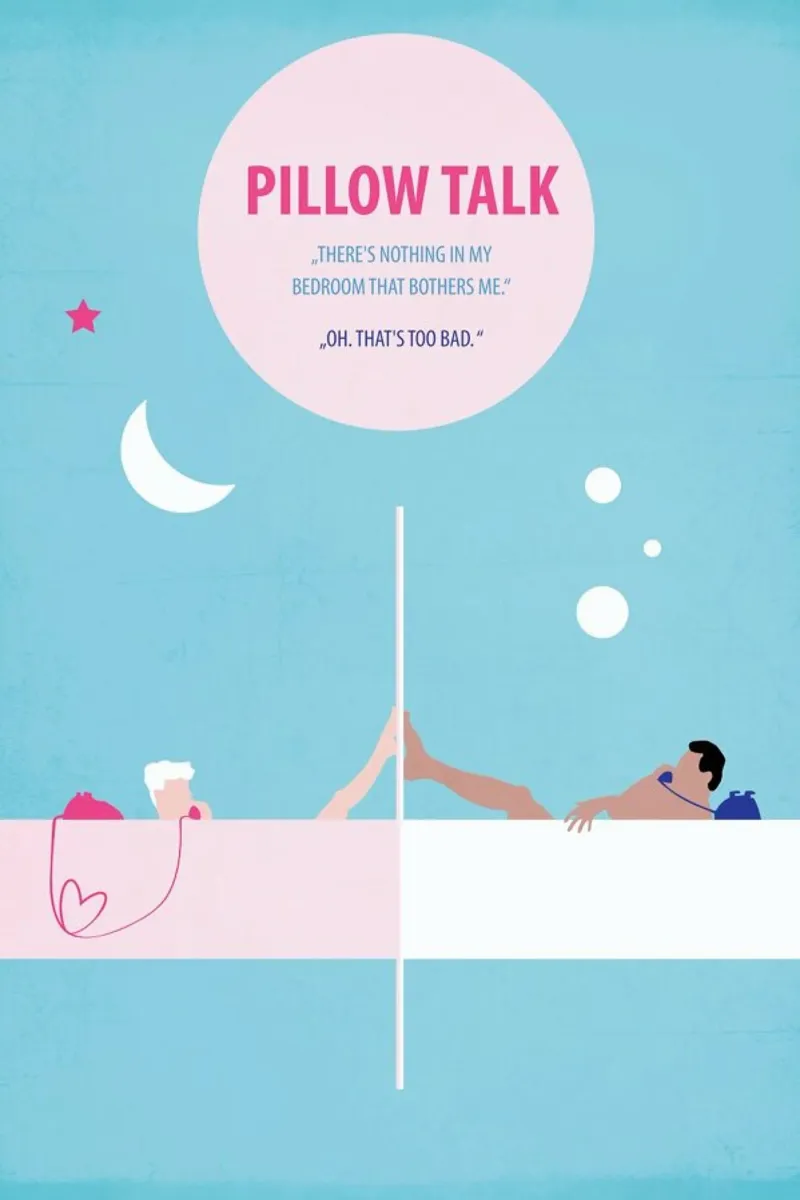 Pillow Talk poster con telaio in alluminio da Fräulein Fisher