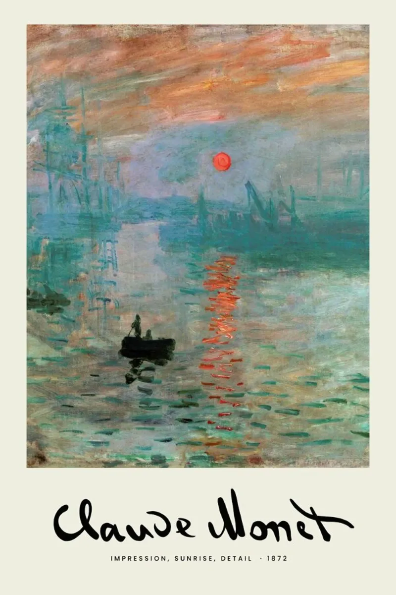 Monet – Signed Impression pellicola backlit da Vintage by JUNIQE