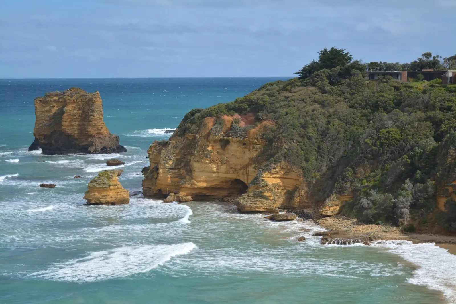 Coastline of the Great Ocean Road in Australia hahnemühle by byrieneke