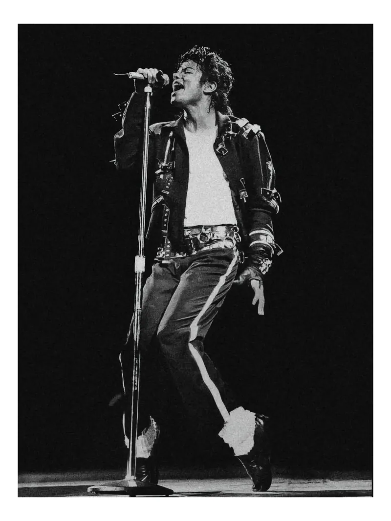 Best Michael Jackson Concert Black And White hahnemühle by wernoka