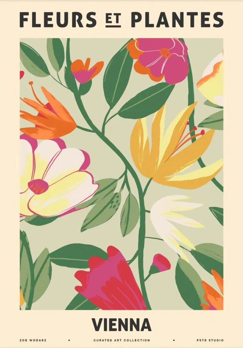 Fleurs et Plantes Vienna plexiglas de Jose