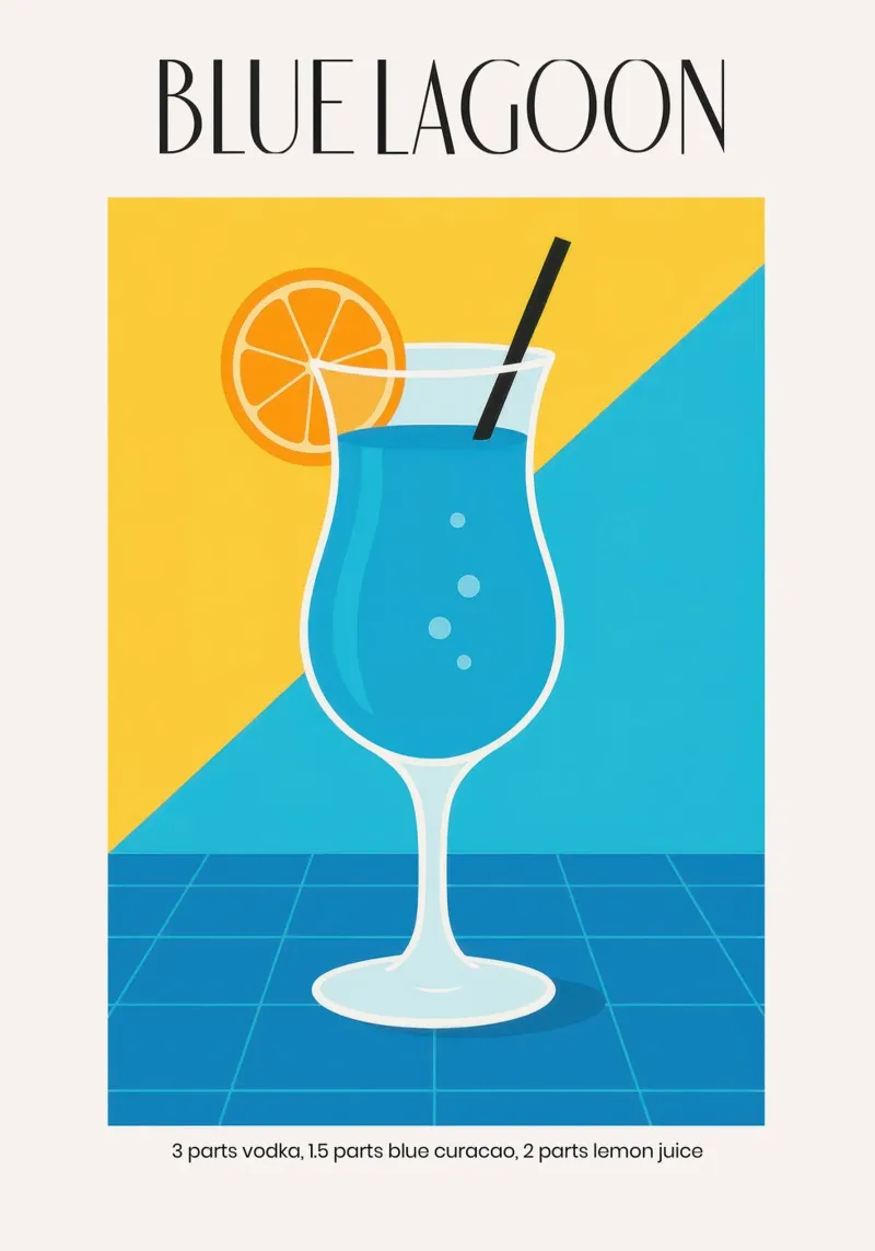 Blue Lagoon poster da Attaboy Dsgn