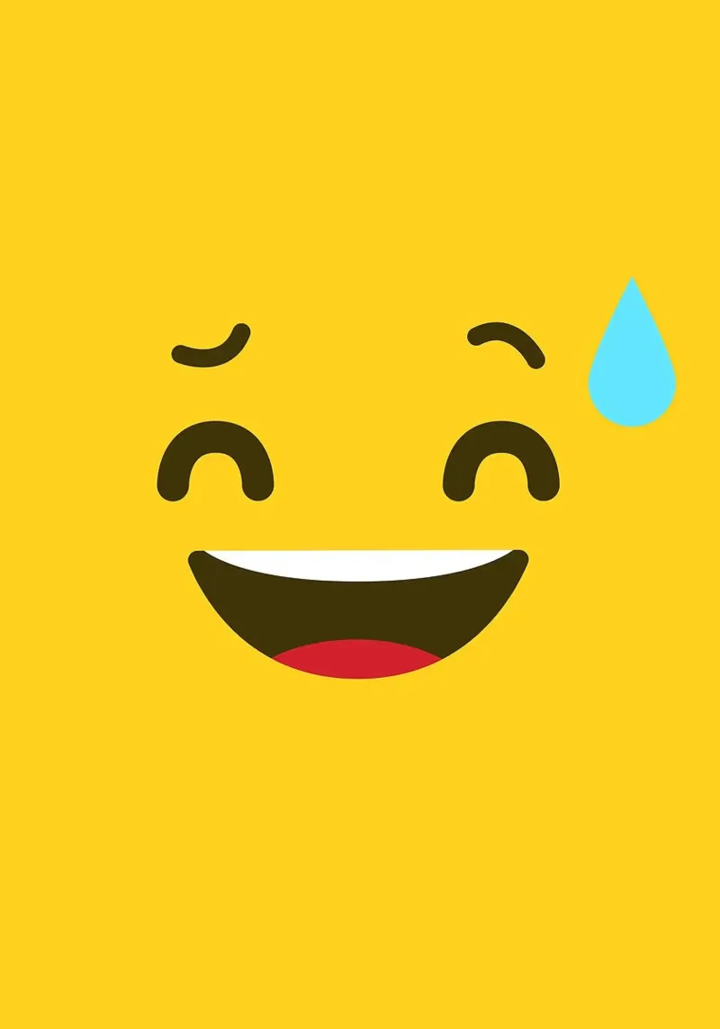 emoji del sorriso poster con telaio in plastica da Robert W Wakefield