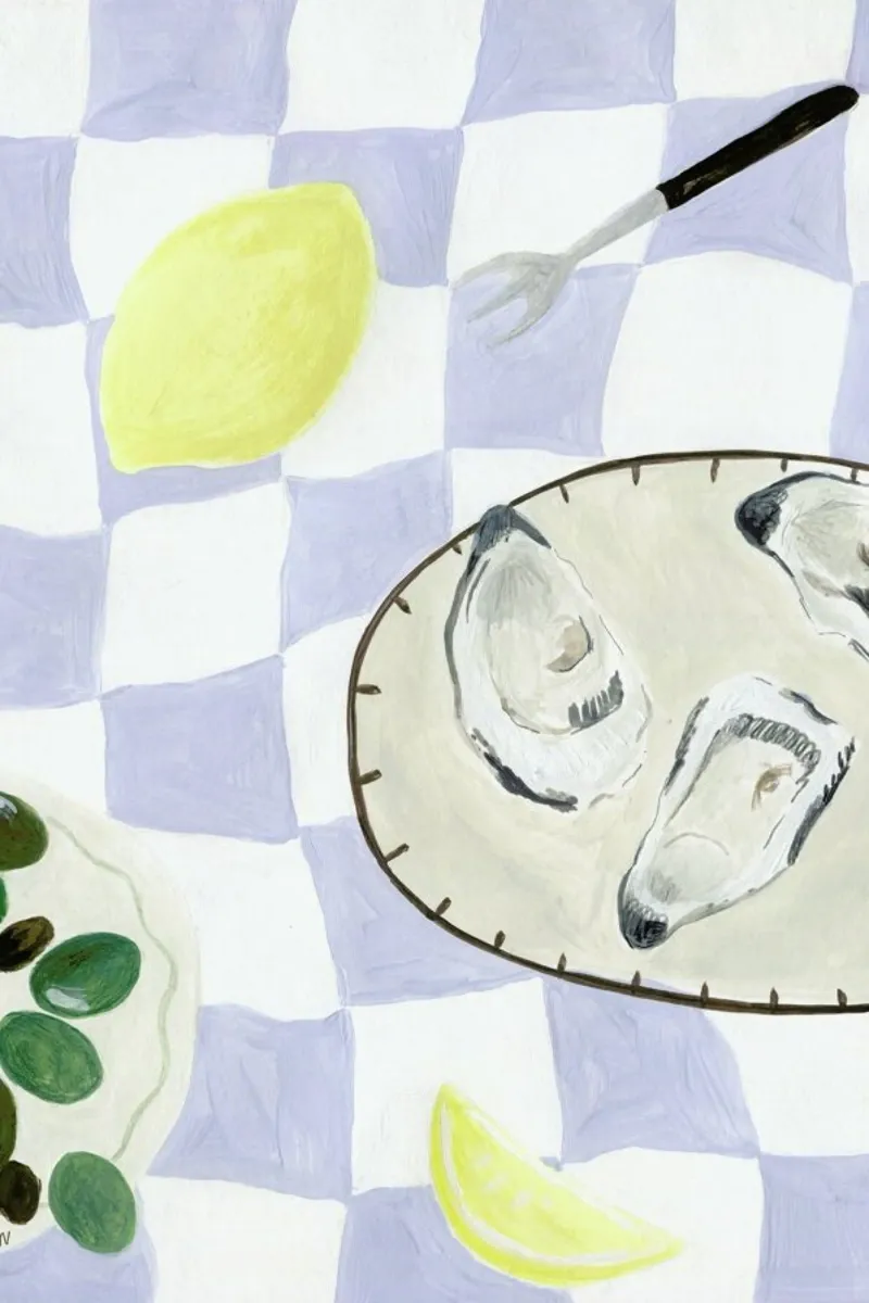 Oysters And Olives carta hahnemühle da Isabelle Vandeplassche