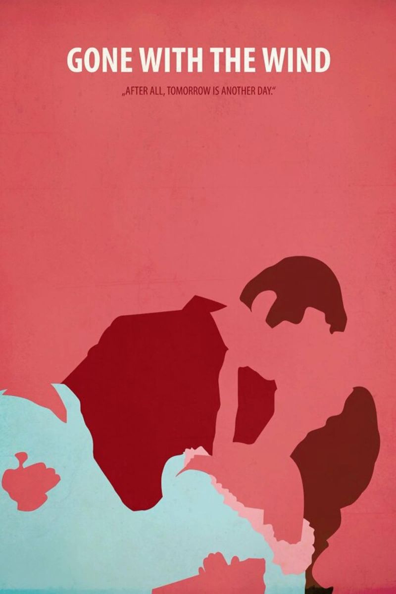 Gone with the Wind poster by Fräulein Fisher