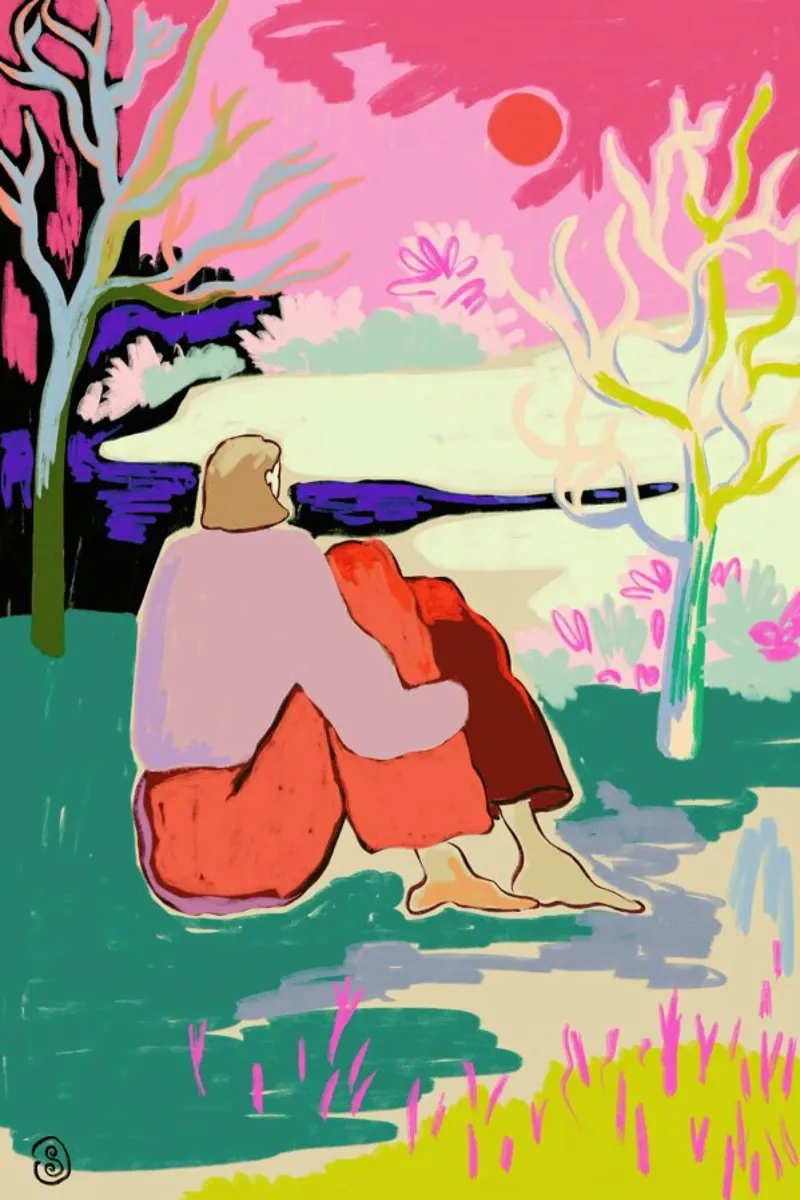 Looking Forward To The New Year poster da Sandra Poliakov