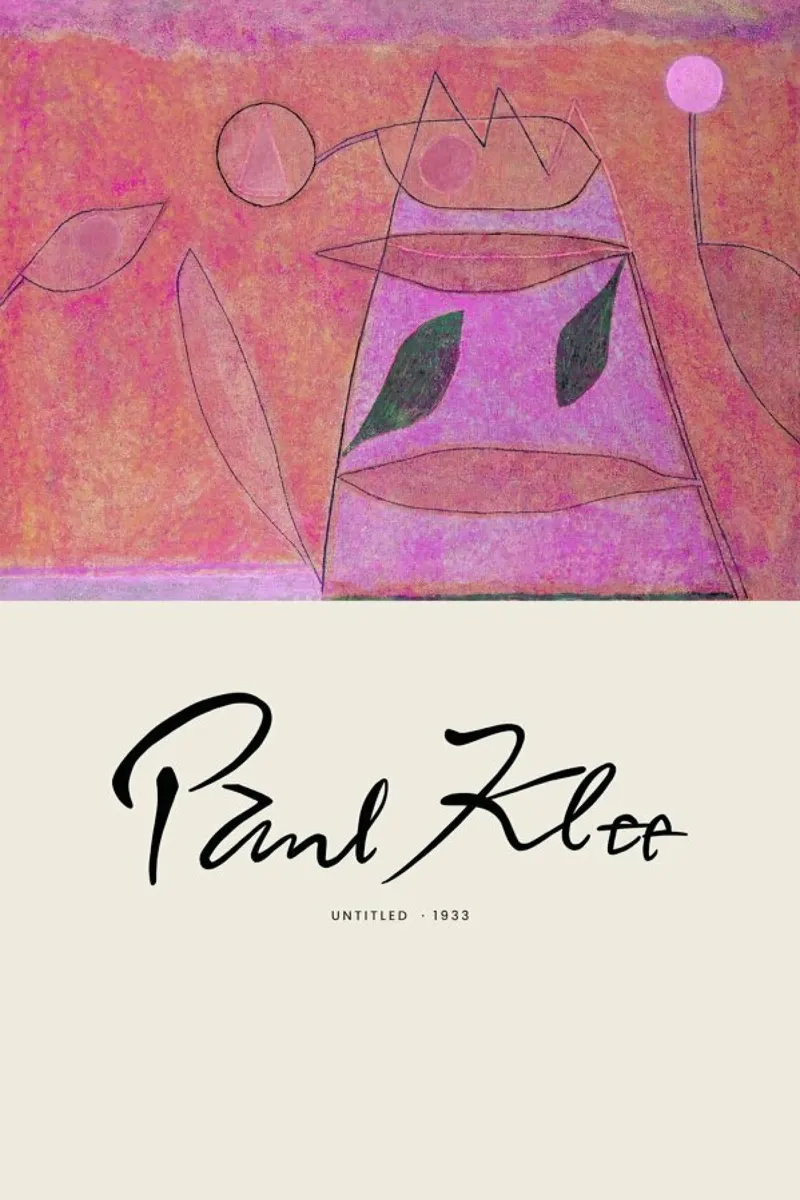 Klee - Untitled carta hahnemühle da Vintage by JUNIQE