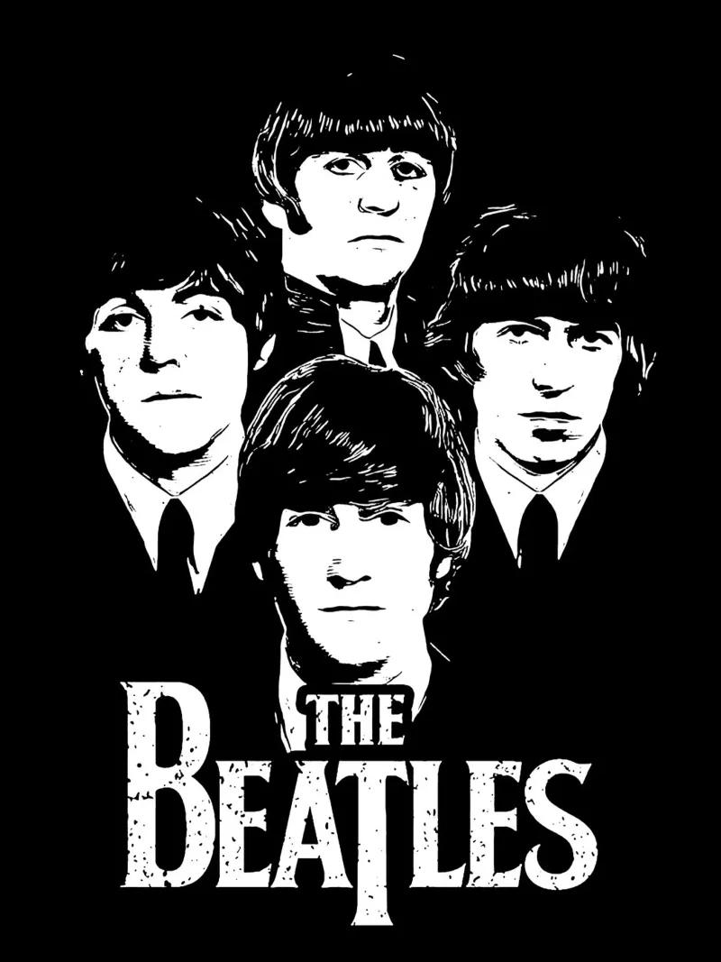 the Beatles music band Art backlit film by music soul