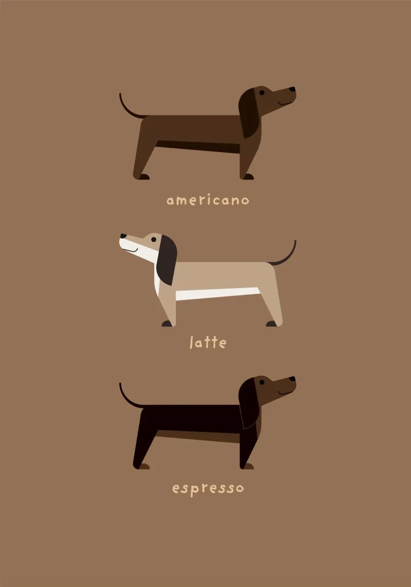 Dachshund Roast - Mejor preparado con amor hahnemühle de Carolin Vonhoff