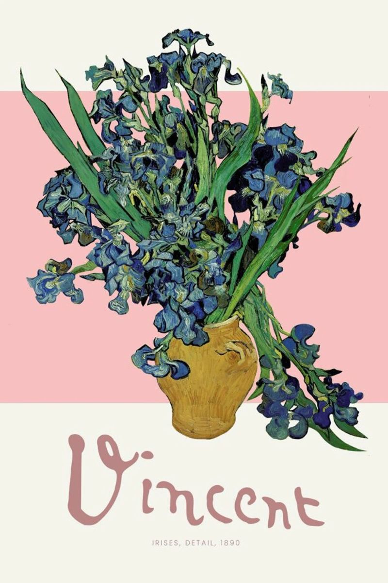 Signed, Vincent – Irises 3 poster by Vintage by JUNIQE