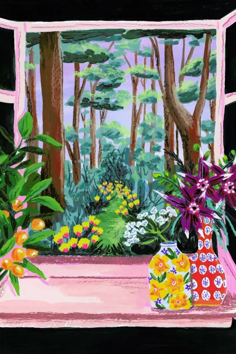 Enchanted Garden Poster von Sarah Gesek