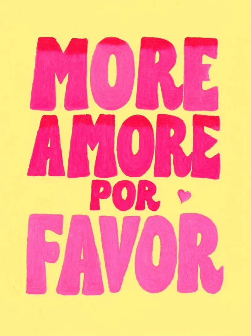 Altre tendenze Amore Sommer poster con telaio in alluminio da Carinaprint