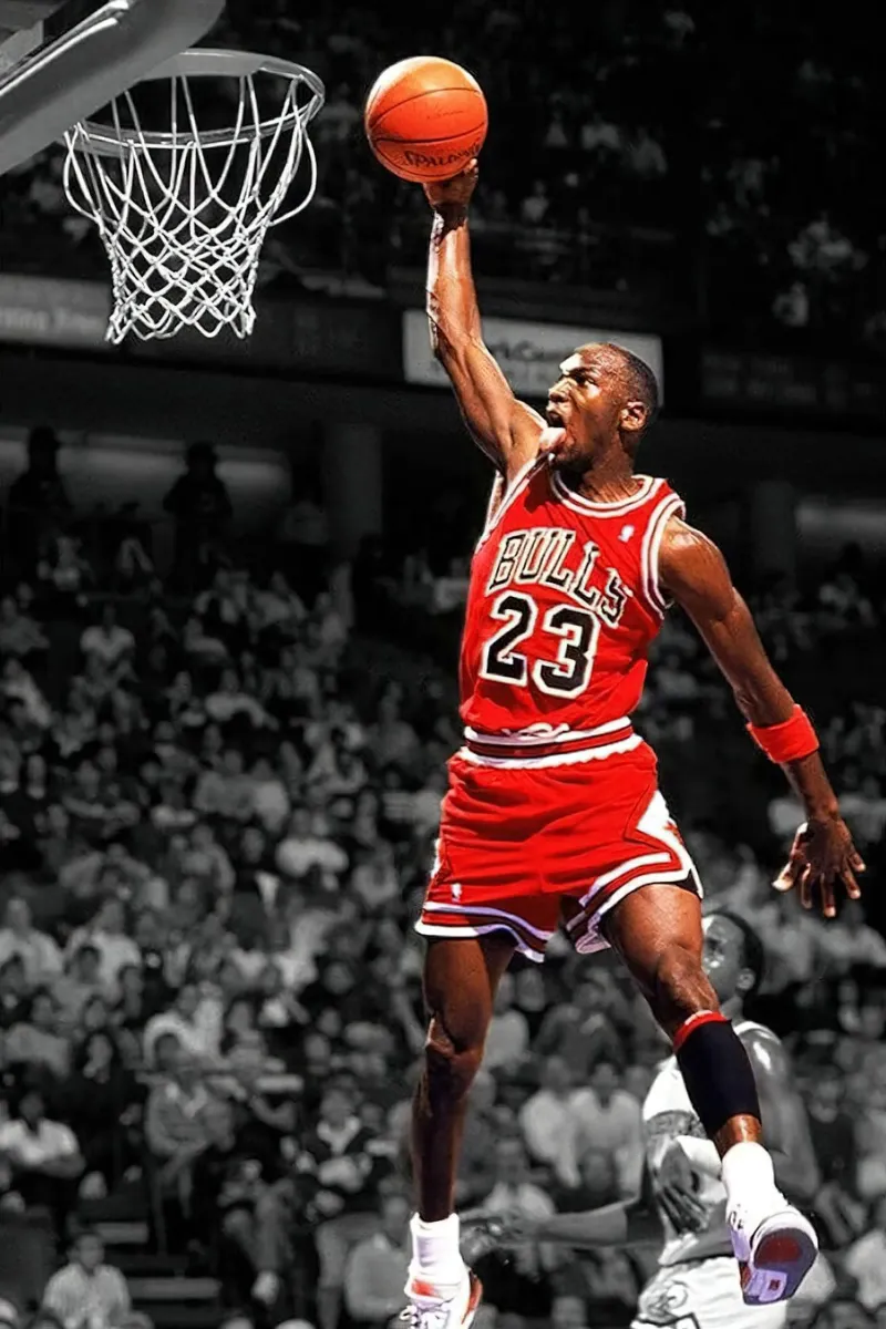 Michael Jordan Slam Dunk Air Basket pellicola backlit da Jordan shop