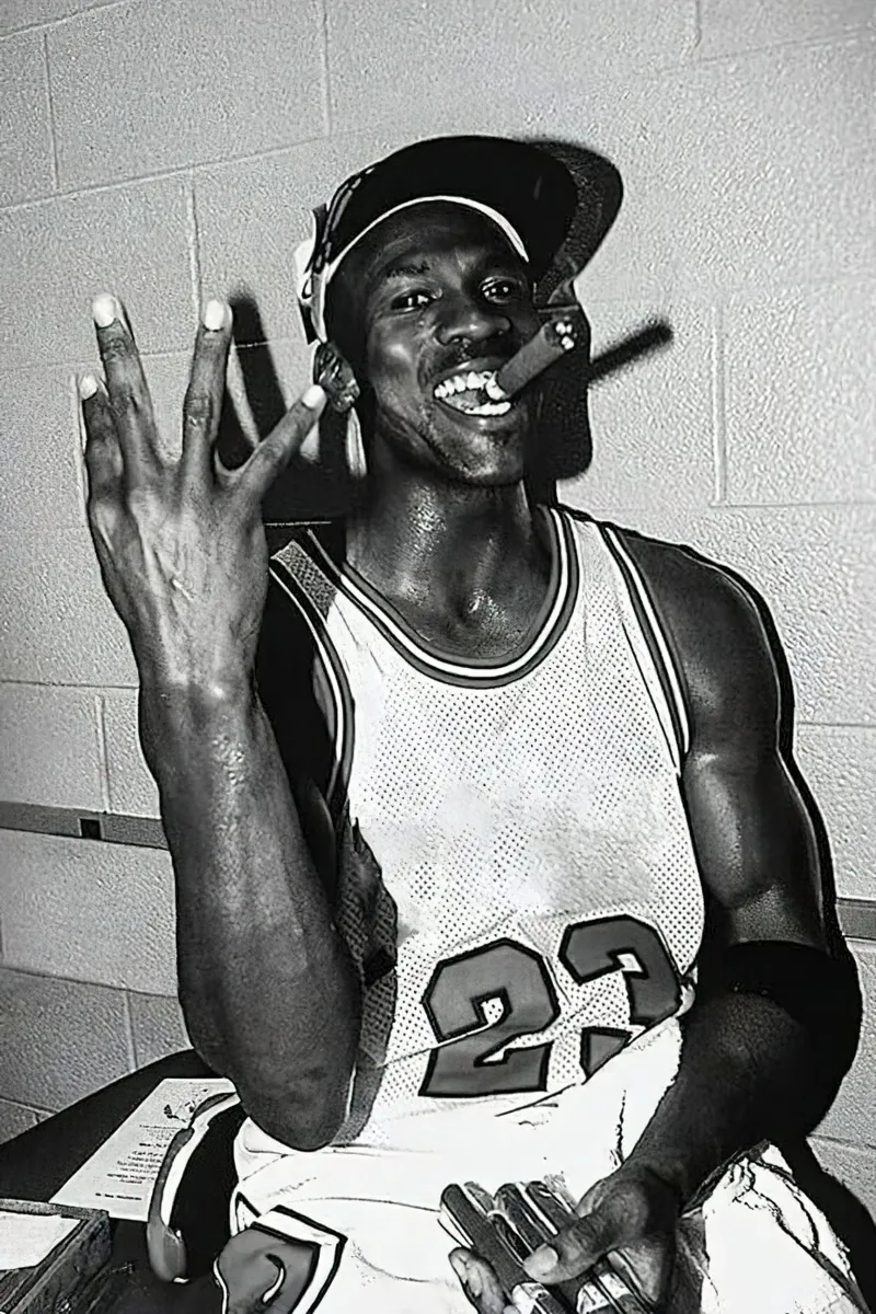 Michael Jordan d'epoca pellicola backlit da Jordan shop