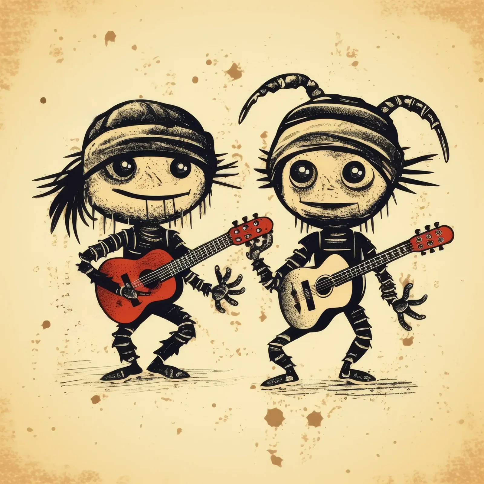 Retro Scorpion Duo pellicola backlit da Funny Animals