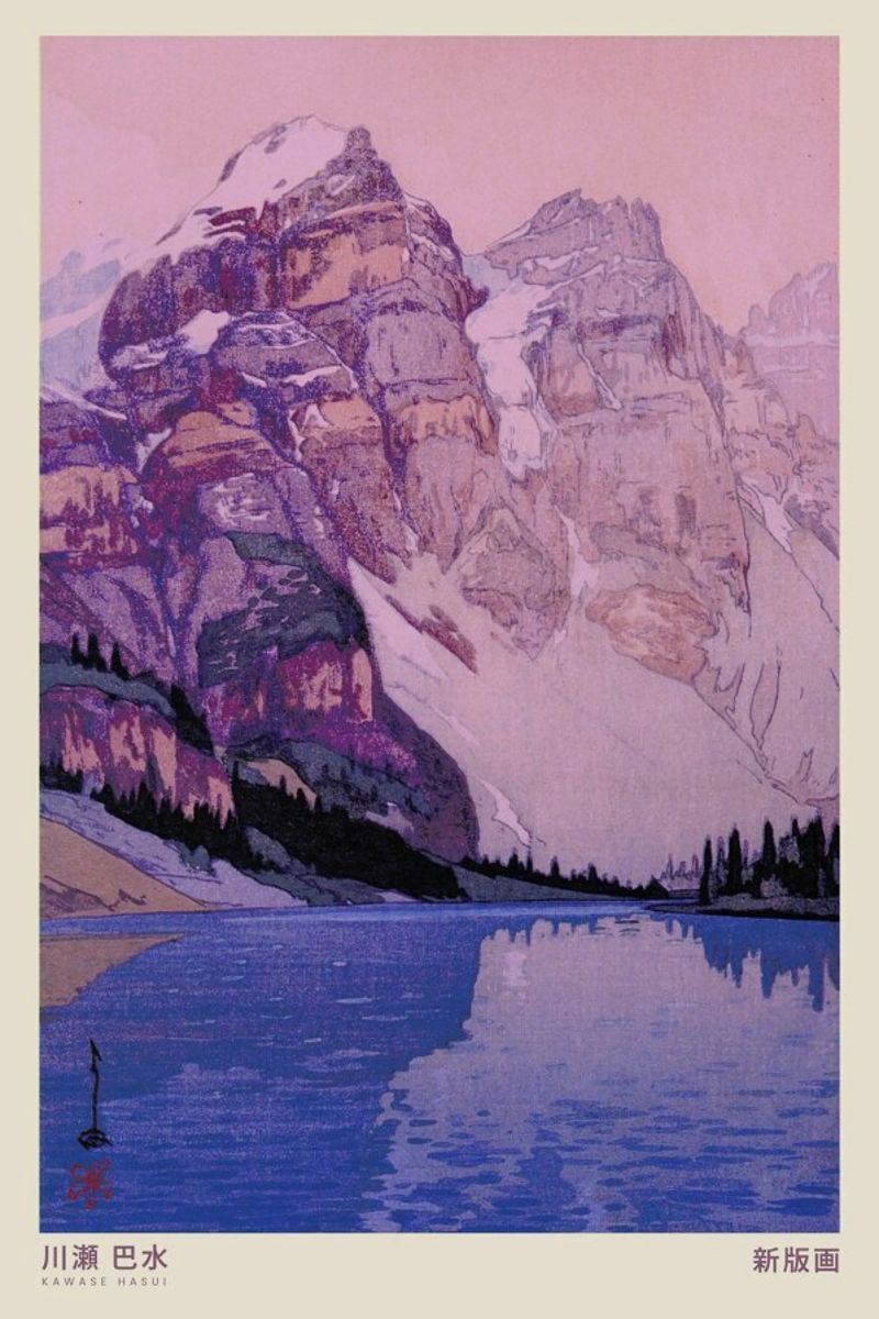 Hasui Kawase 4 poster by Vintage by JUNIQE