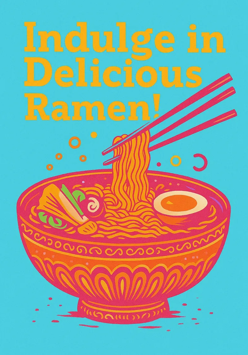 Delizioso Ramen carta hahnemühle da oneone