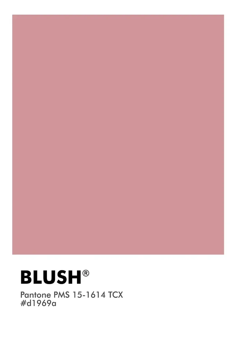 PANTONE BLUSH pellicola backlit da ColorShop