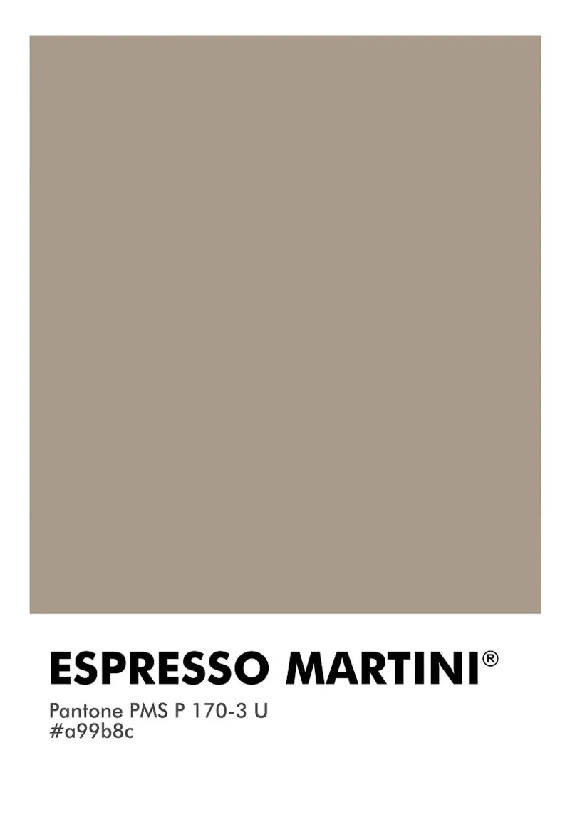 PANTONE ESPRESSO MARTINI pellicola backlit da ColorShop
