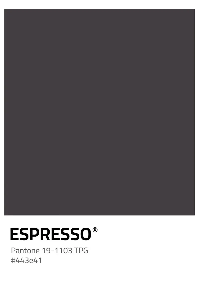 Pantone Espresso pellicola backlit da ColorShop