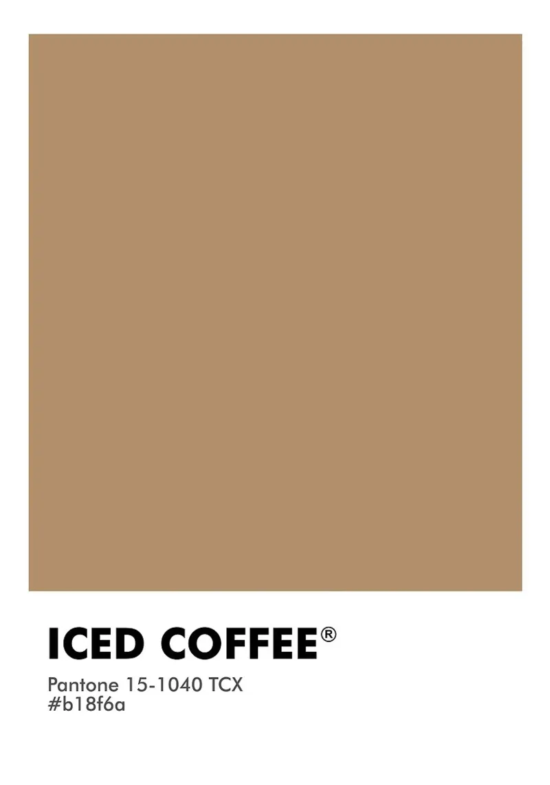 CAFFÈ FREDDO PANTONE pellicola backlit da ColorShop