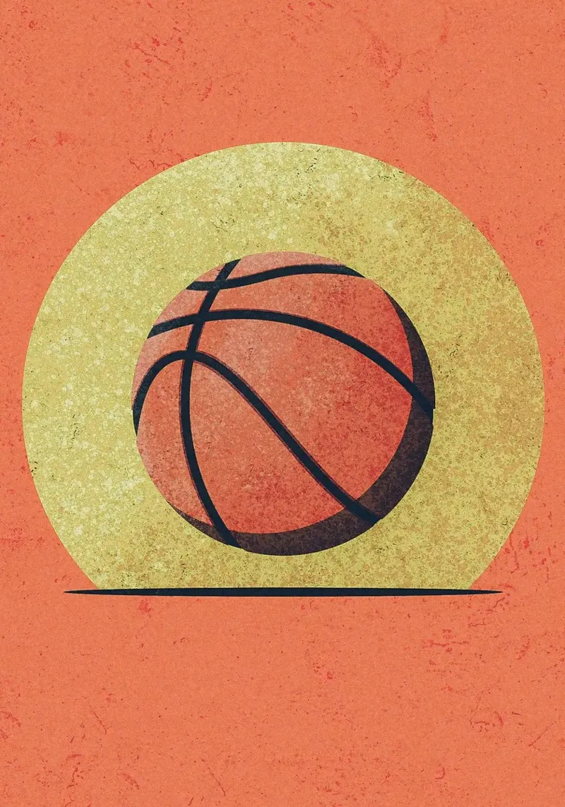 Basketball acrylic glass by ColorShop