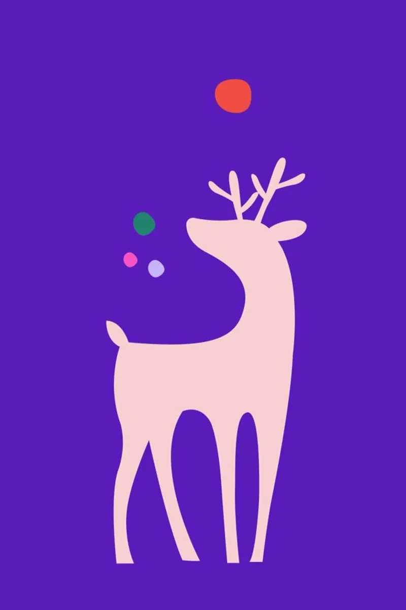 Rudolph Searching His Nose pellicola backlit da Kubistika