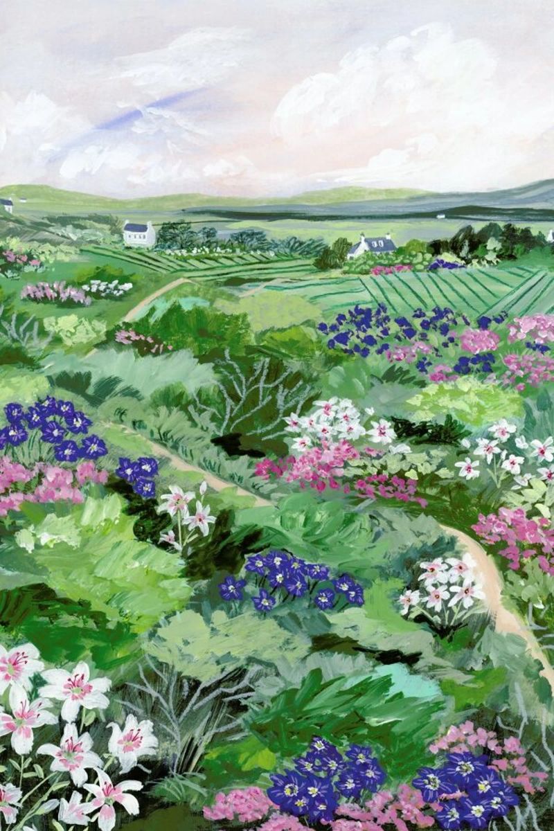 Irish Landscape Poster von Sarah Gesek