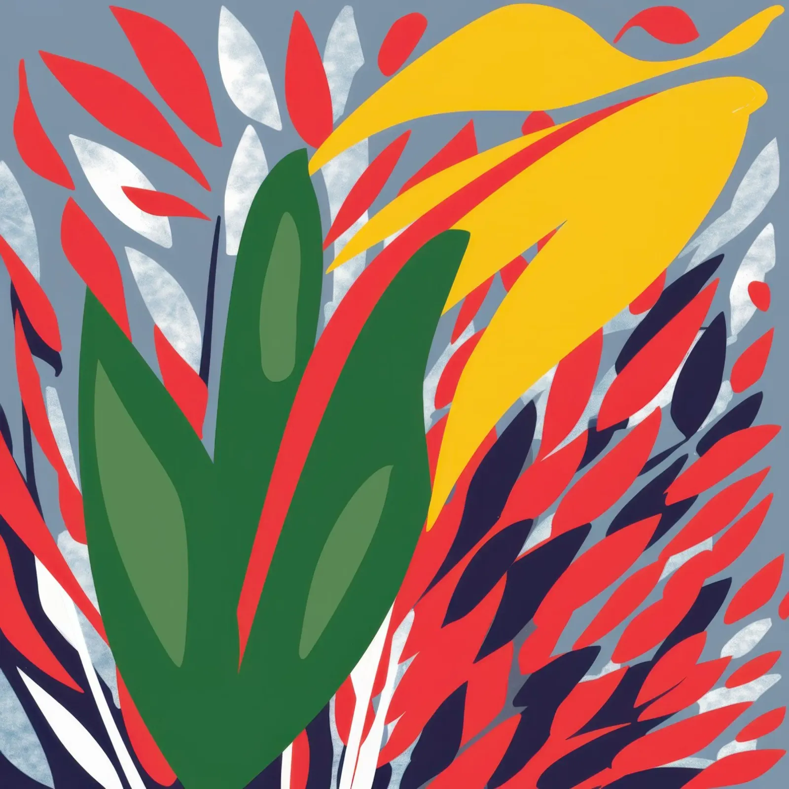 Abstracto Botánico Blaze metacrilato de Arcane Lines