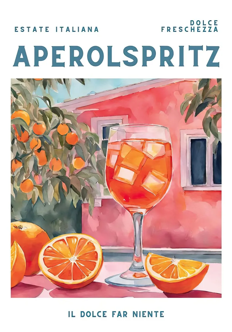 Aperol Spritz 2025 pellicola backlit da Hitspost