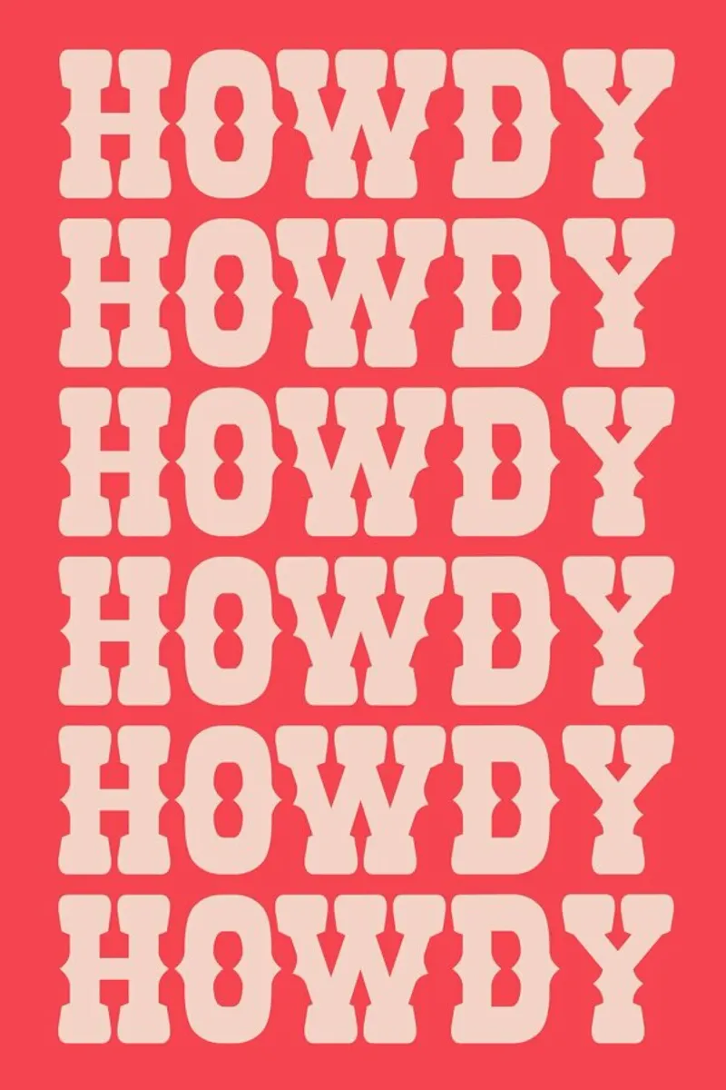 Howdy pellicola backlit da Pure