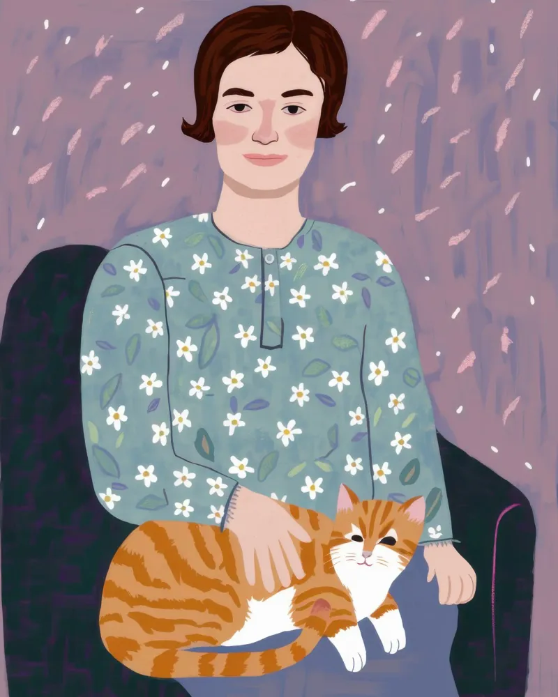 Ginger Cat Cuddle plexiglass da Marigold Tiga
