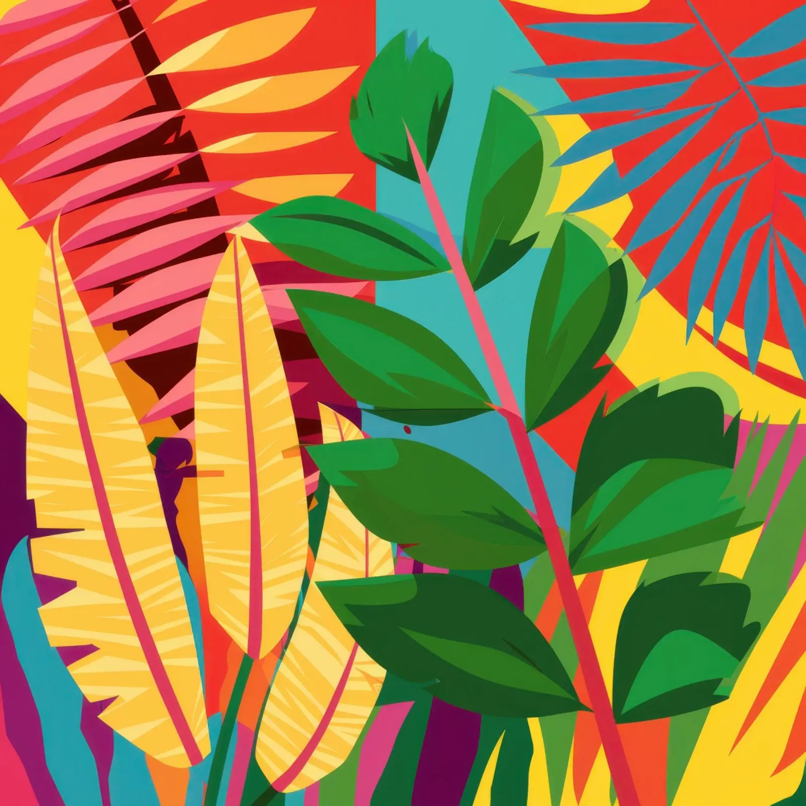 Mélange de feuilles tropicales hahnemühle de Arcane Lines