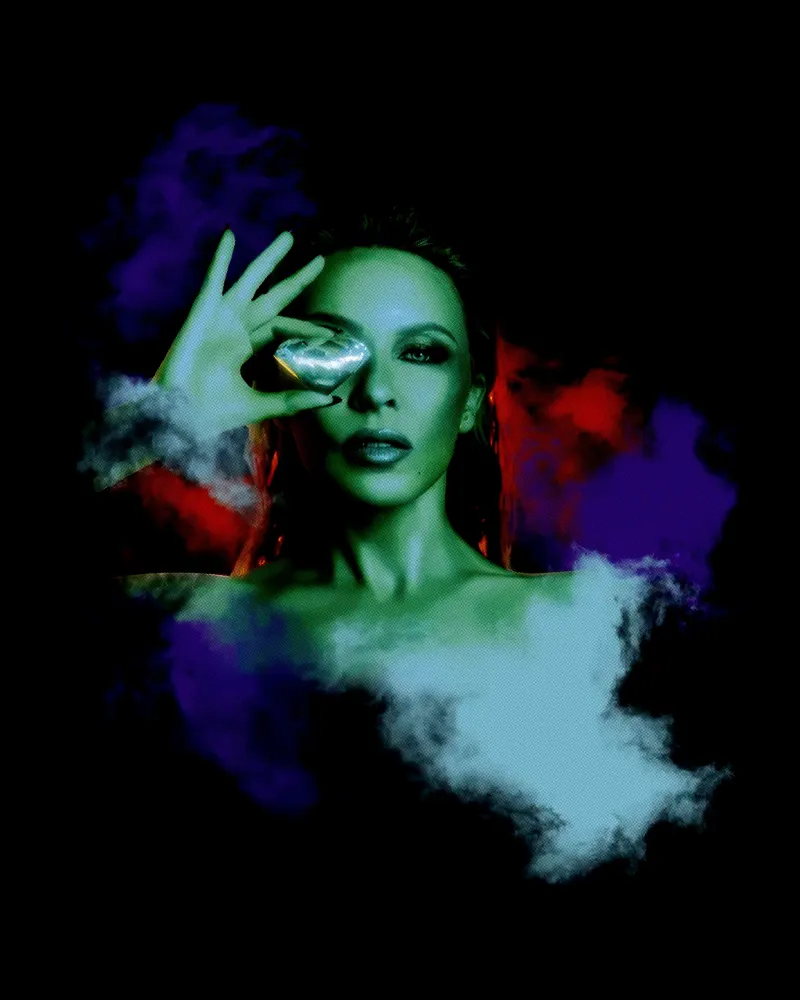 KYLIE MINOGUE Hyde Park 2024 carta hahnemühle da carleemiller