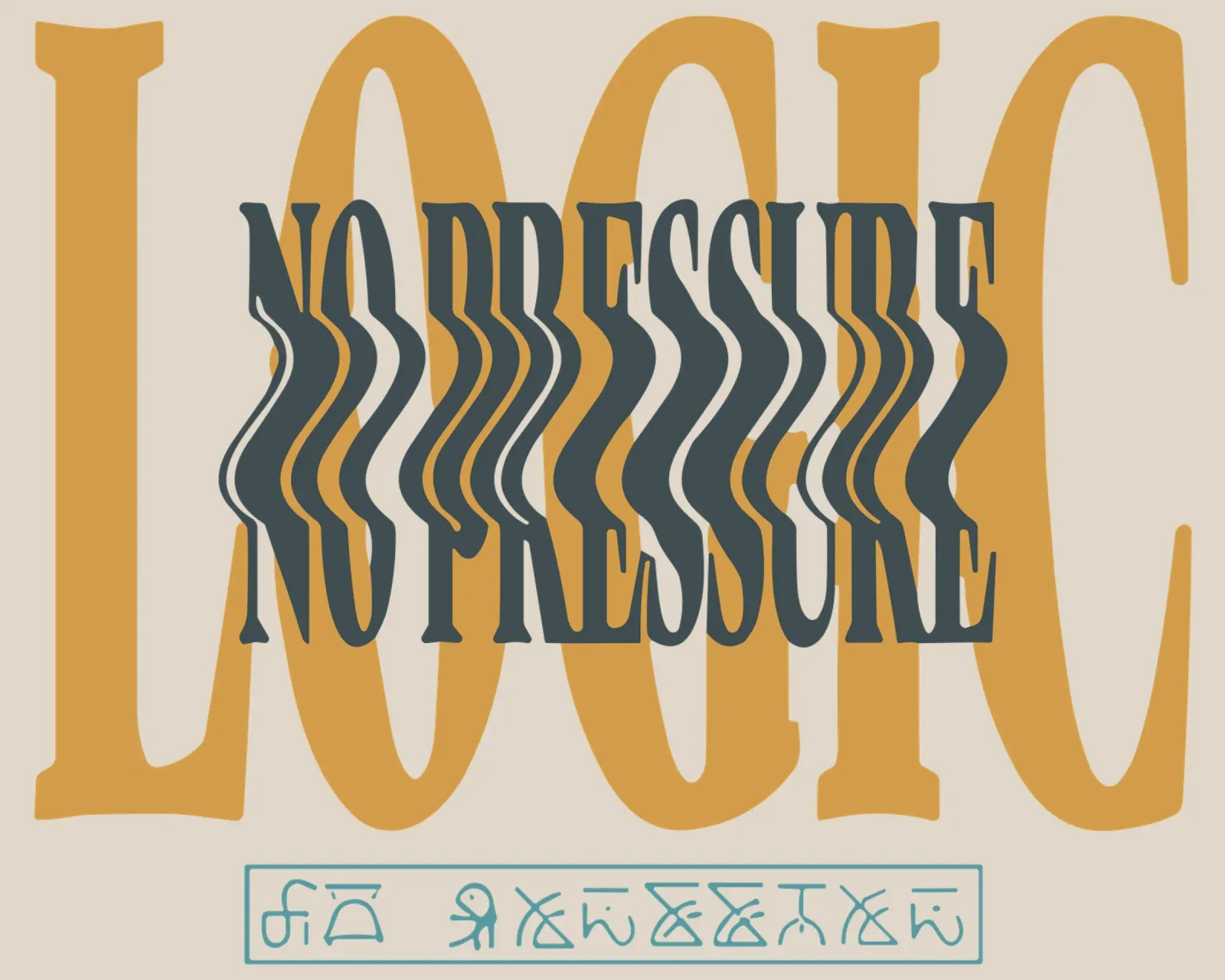 NO PRESSURE Logic V1 pellicola backlit da lindacleveland