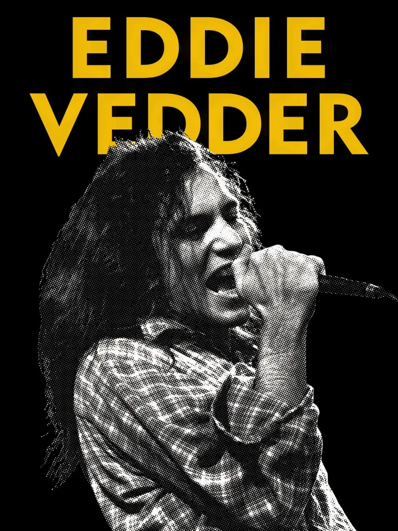 Eddie Vedder - Pearl Jam pellicola backlit da Theidolastore